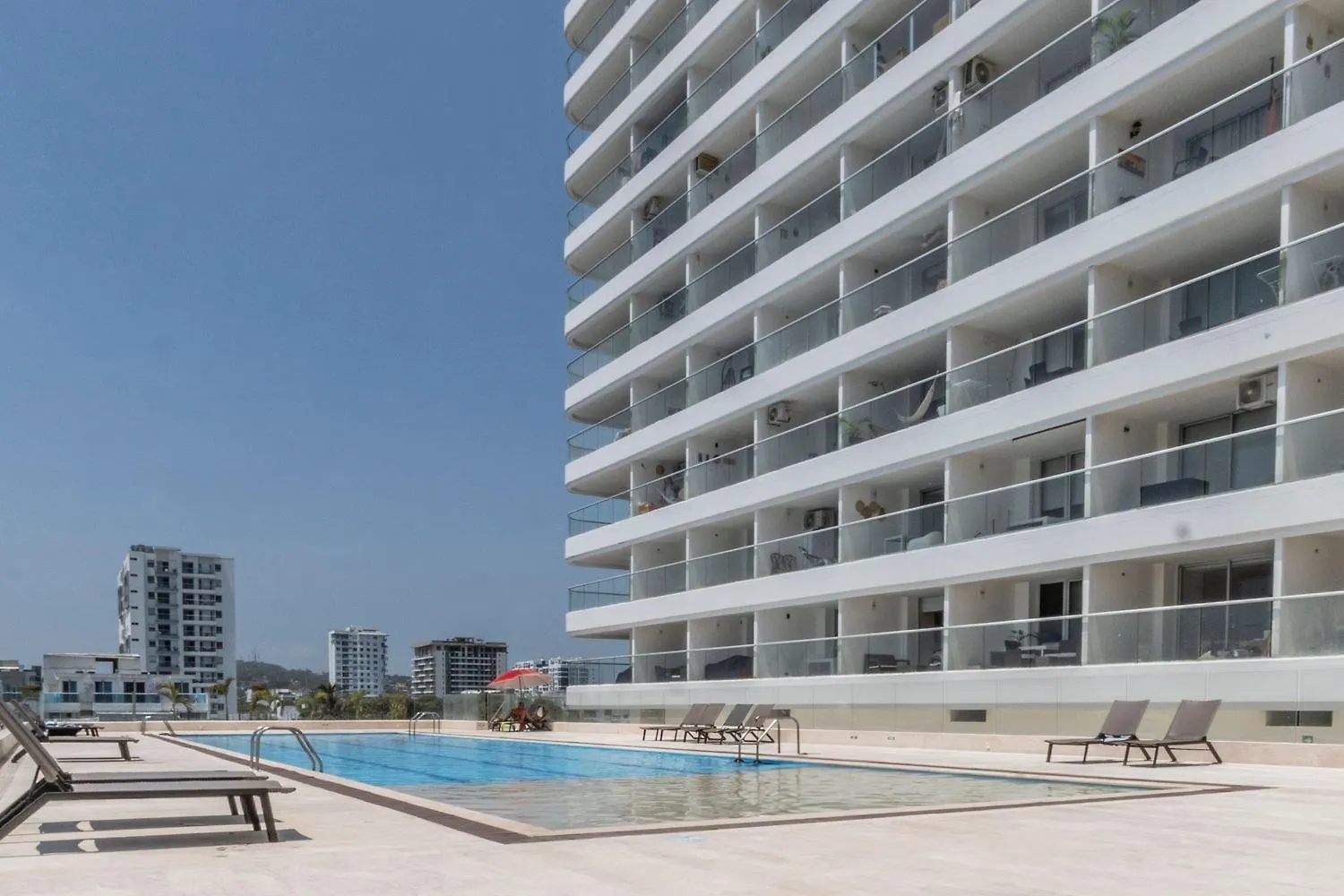 Lägenhet Cb1429 Suite Vista 180º Aeropuerto Y Mar En Crespo Cartagena Colombia